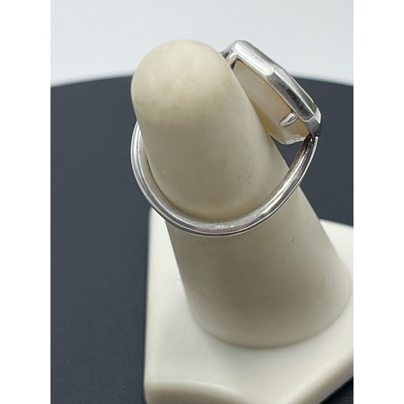 Kendra Scott Mother of Pearl Davis Sterling Silver Cocktail Ring Sz 5 - Picture 6 of 14